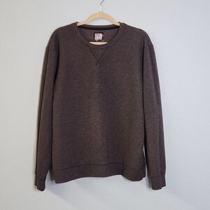32 degrees men's lined cool heat gray crew neck casual sweatshirt xl